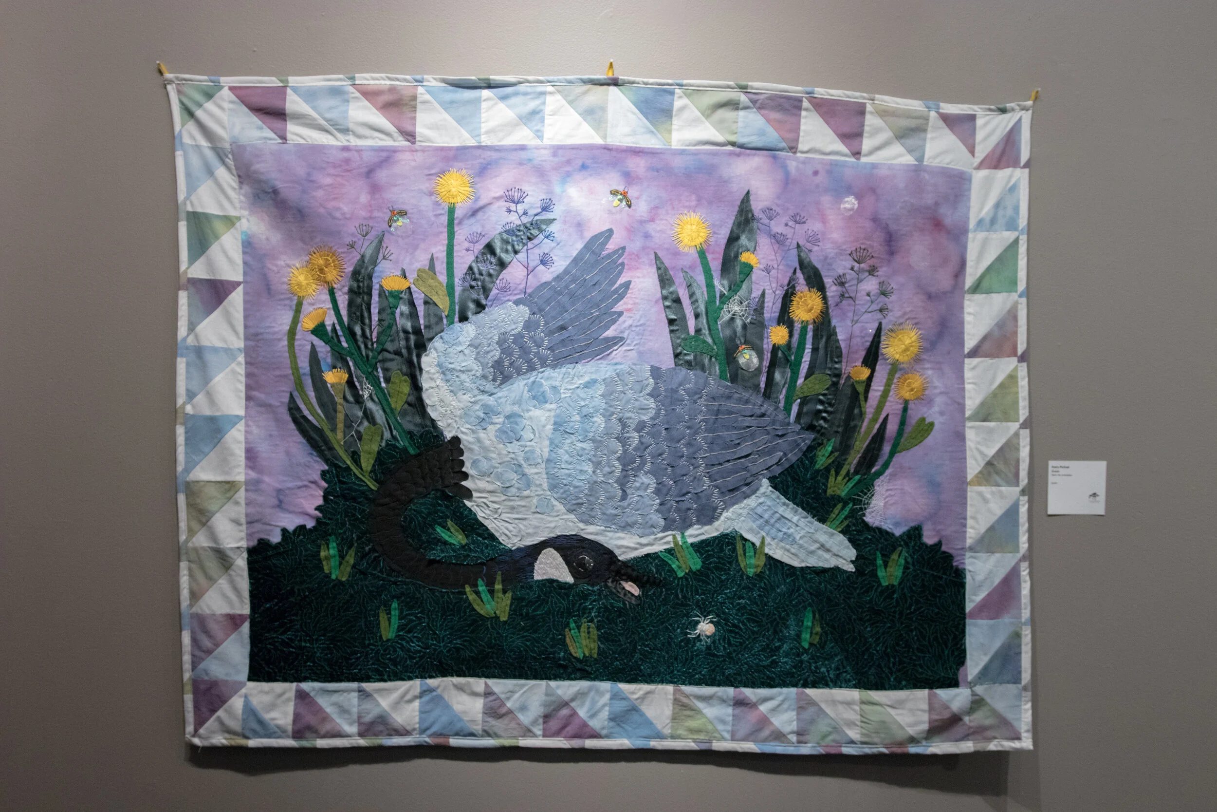 Goose, Fabric, felt, embroidery, $1200