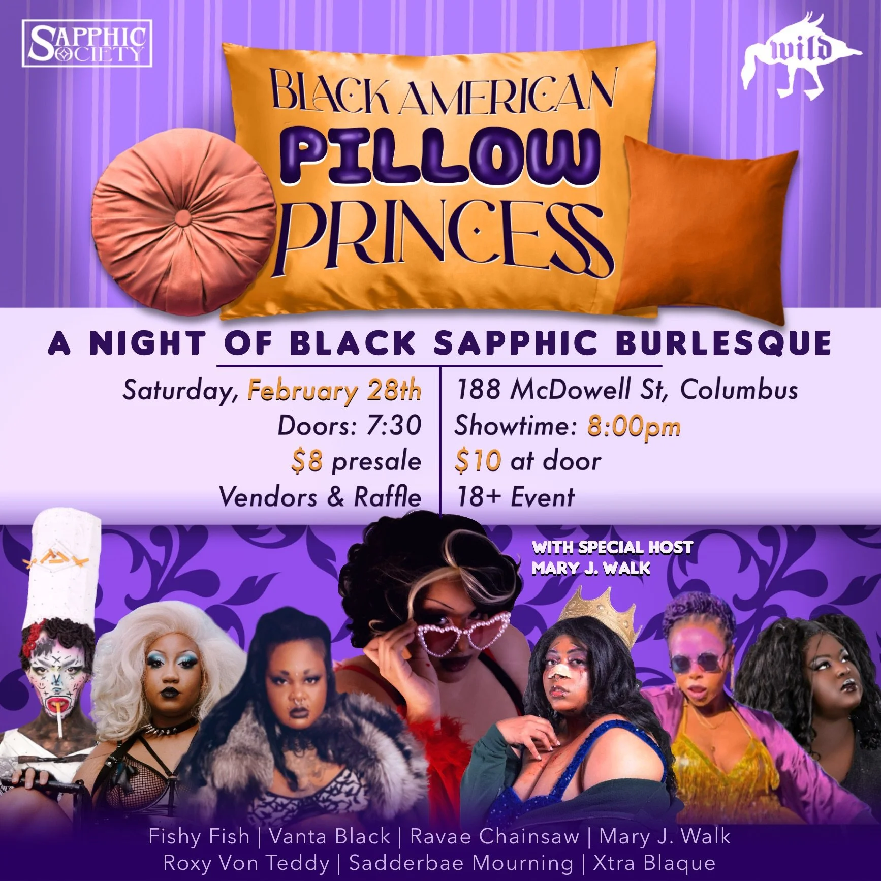 Black American Pillow Princess: Black & Sapphic Burlesque Show