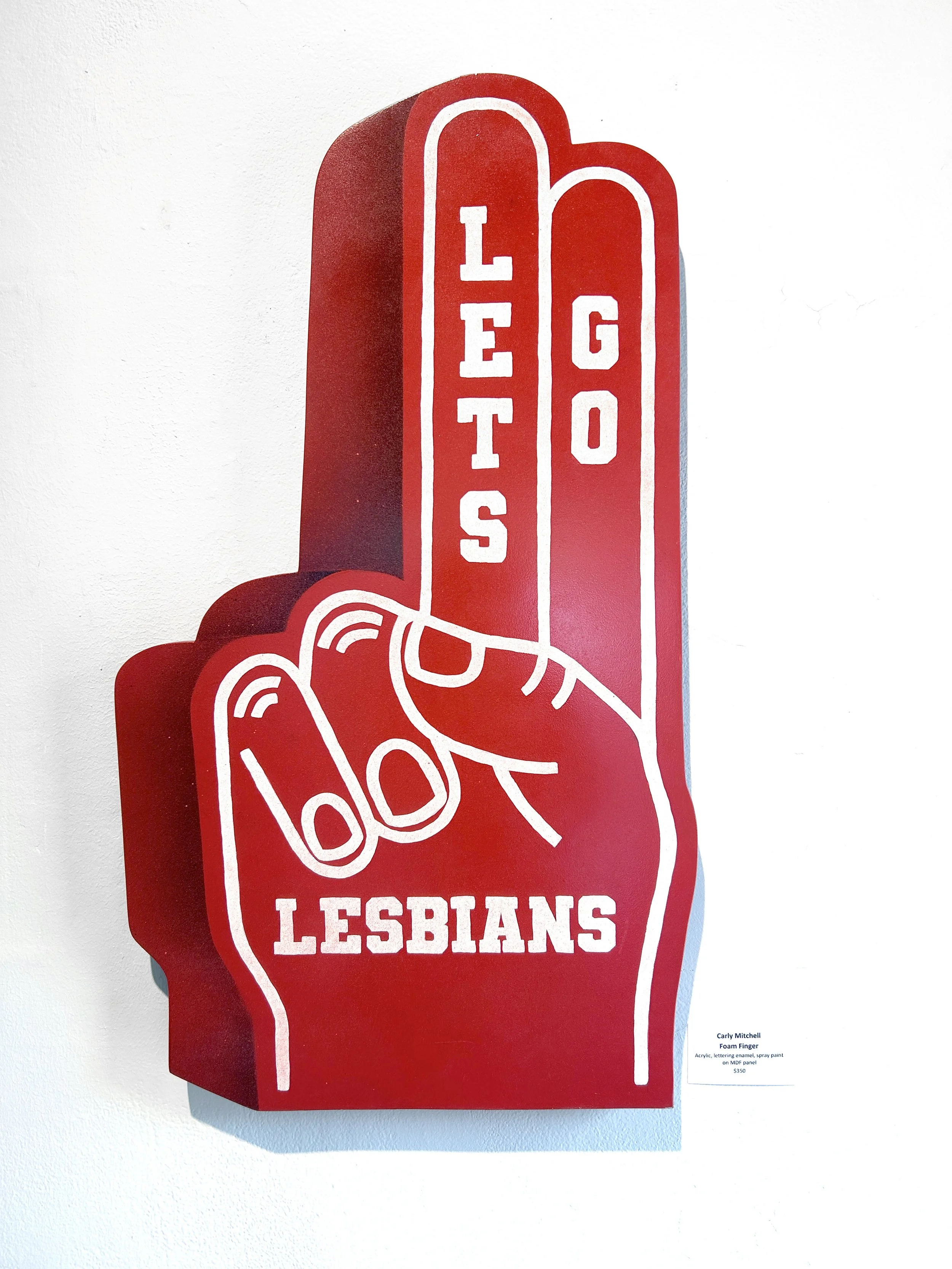 Carly Mitchell - Foam Finger