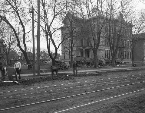 Horace Mann School, before 1916 addition