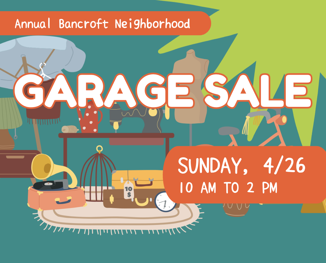 Annual neighborhood garage sale this weekend! 