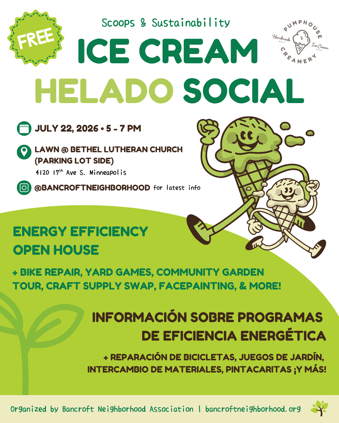 Annual ice cream social on 7/22!