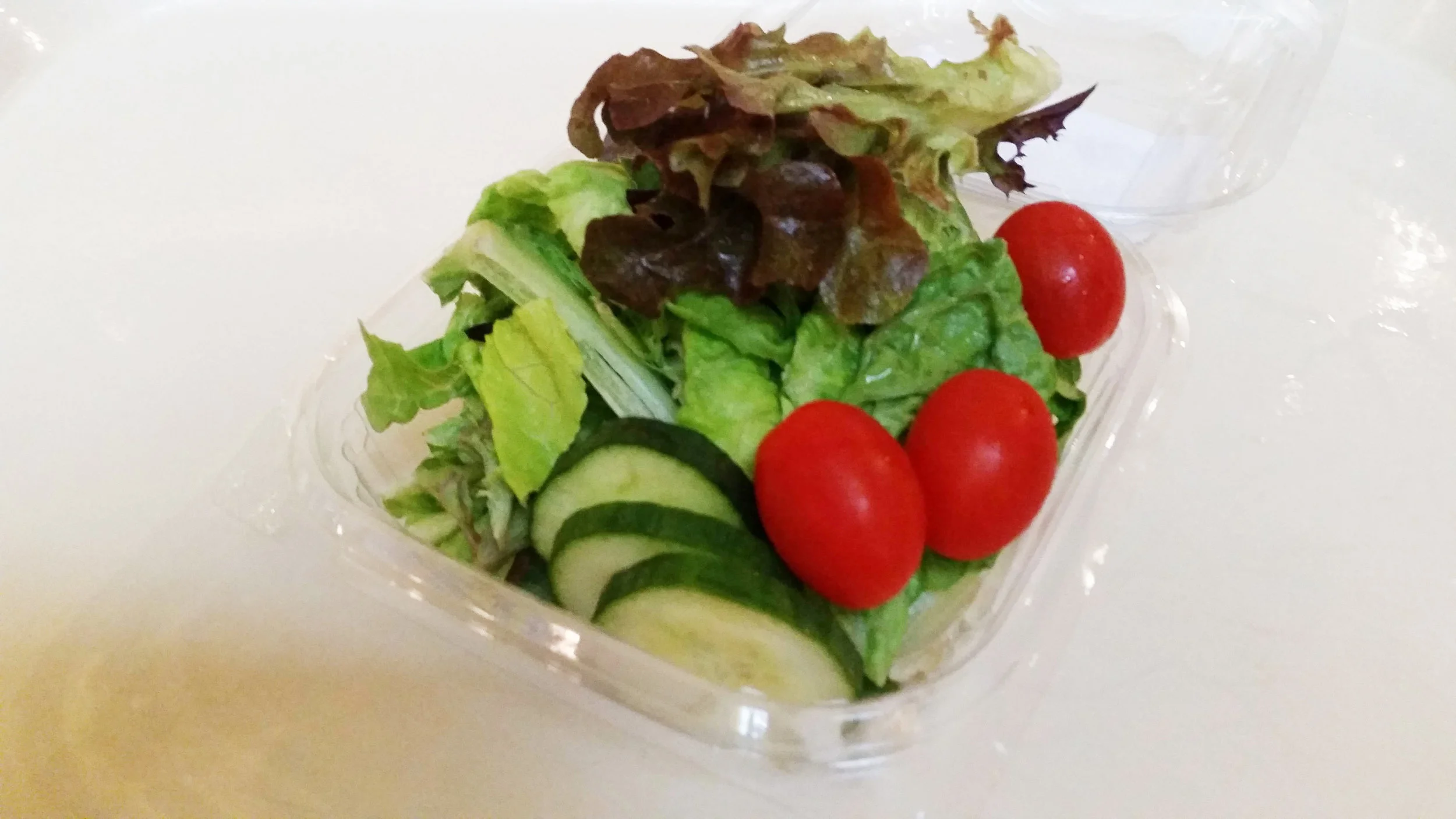 Add this $3.29 side salad to the tuna croissant to turn it into a real meal.
