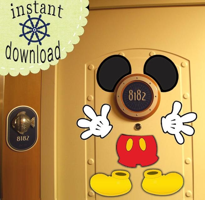 Sign Personalized Door Magnet Custom Disney Captain Mickey inspired Cruise Magnet