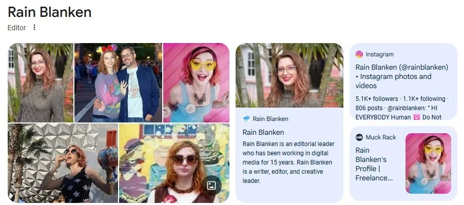 Rain Blanken Turner Google Result