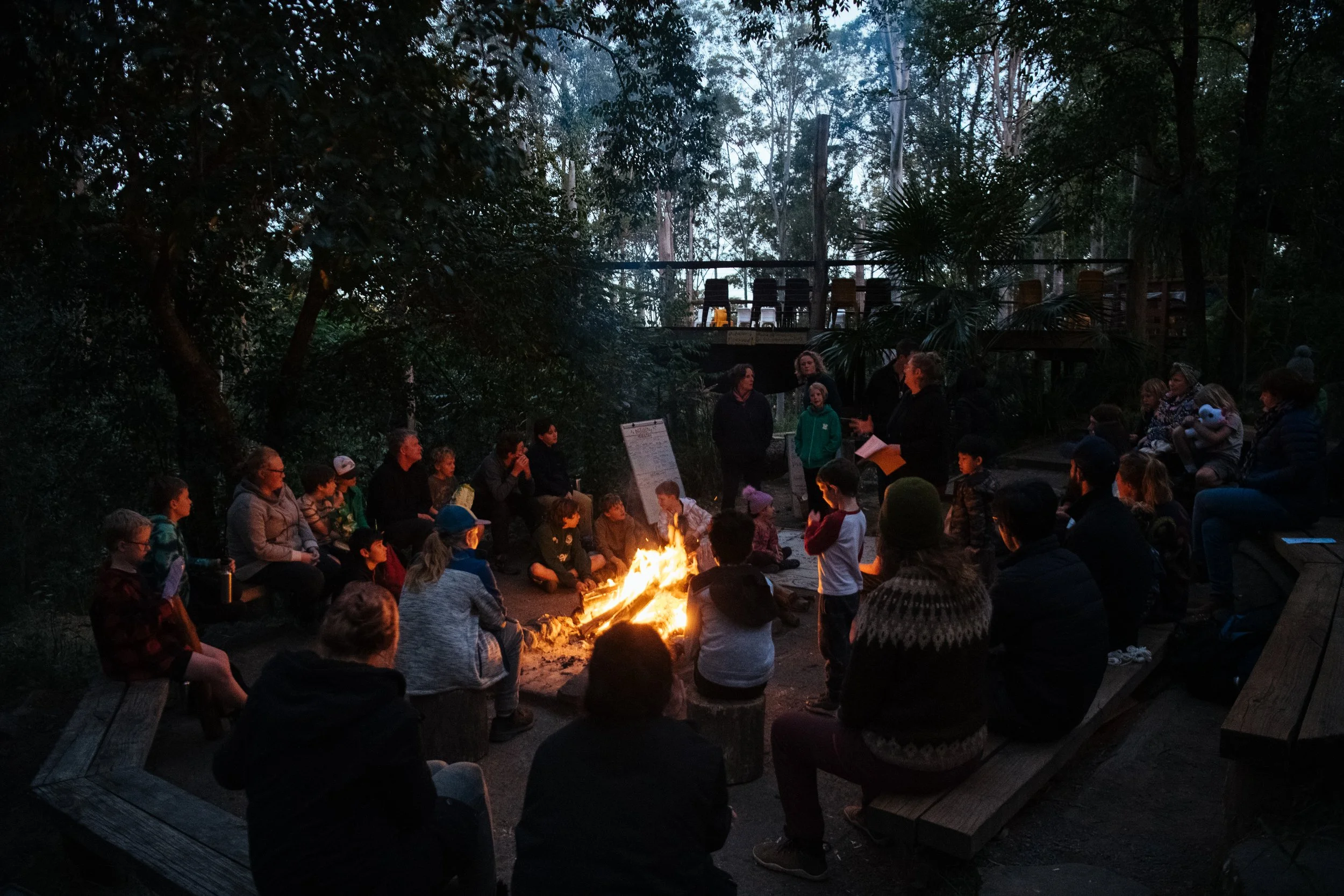 Firepit seating area