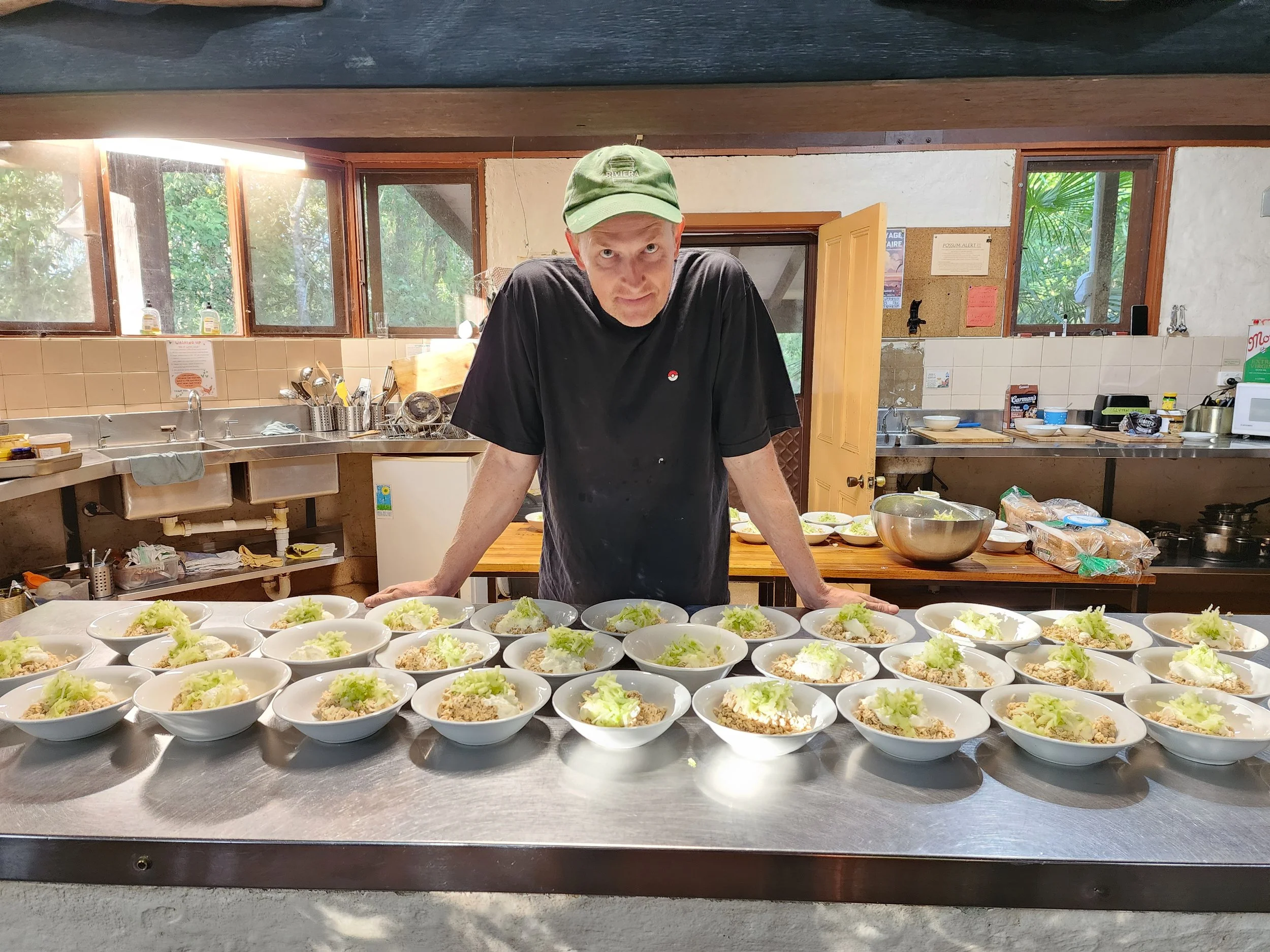 Plated desserts by caterer Tim