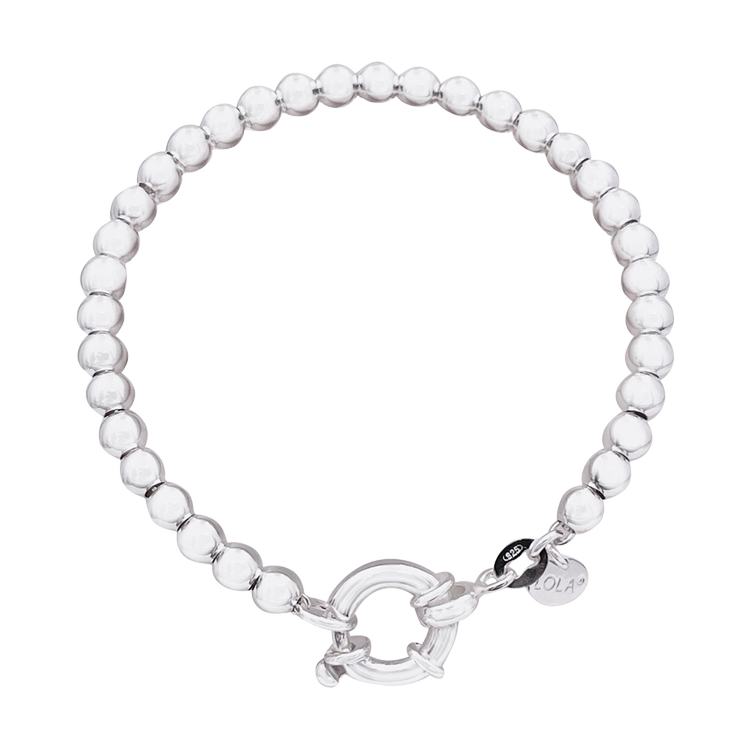 BALL BRACELET SILVER 5MM