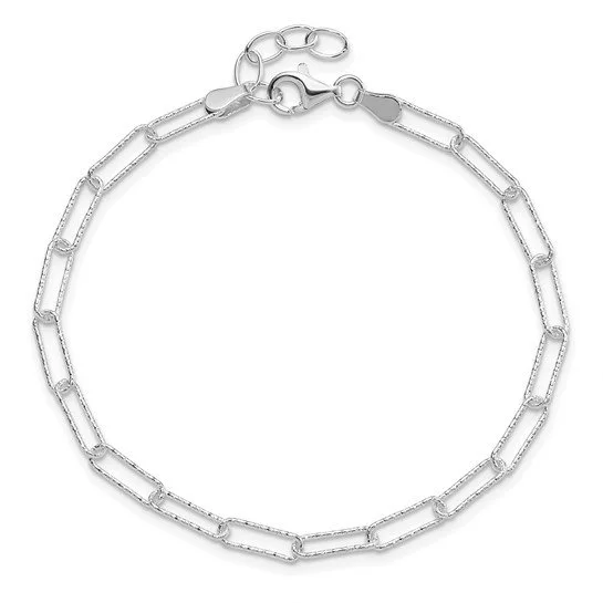 Sterling Silver Fancy Link Bracelet