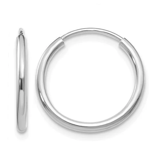 10K & 14K Endless Hoop Earrings