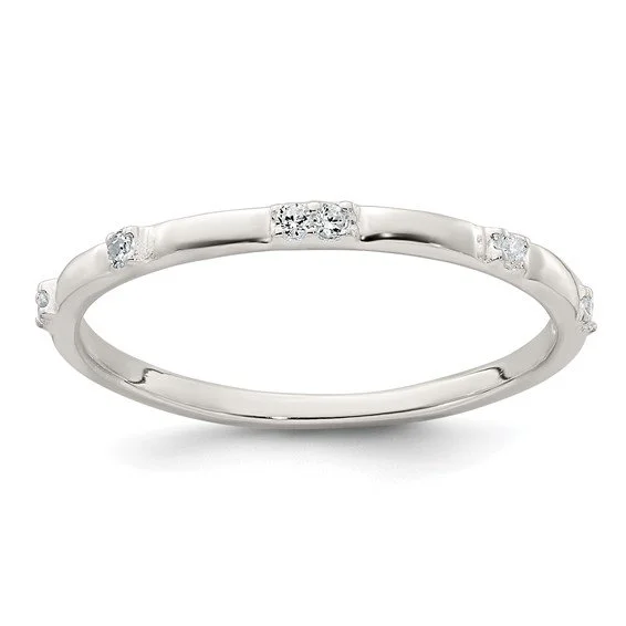 Sterling Silver CZ Ring