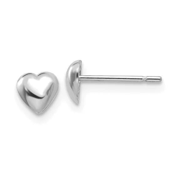 10K Heart Earrings