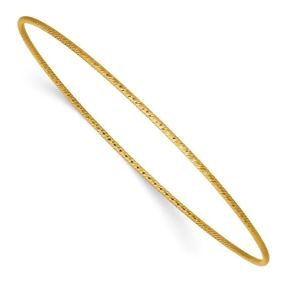 14K GF Sparkle Bangle Bracelet