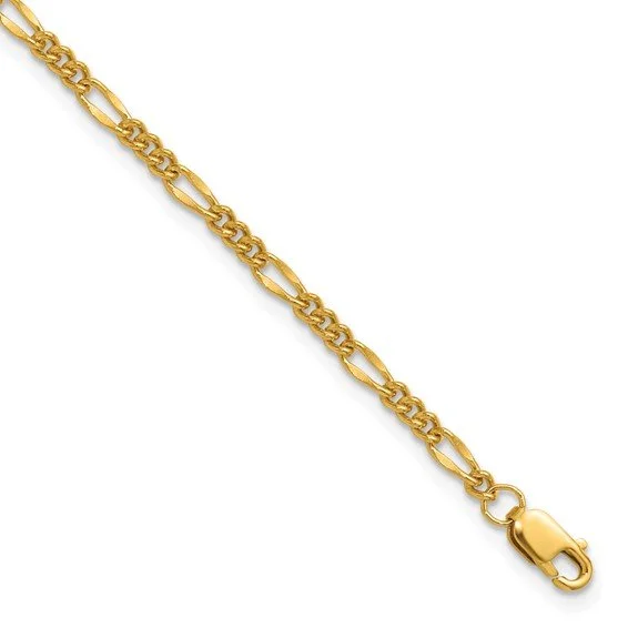 14K GF Figaro Bracelet
