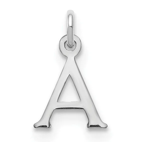 10K Cutout Letter Initial Charm