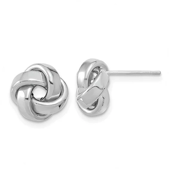 10k & 14K Love Knot Earrings