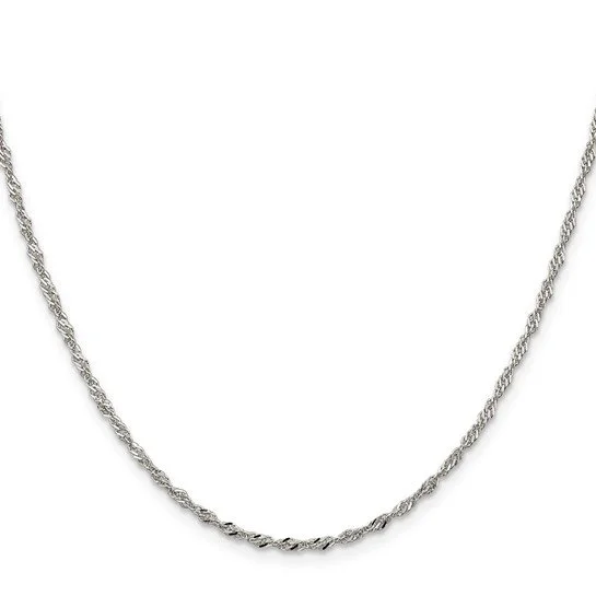 Sterling Silver Singapore Chain