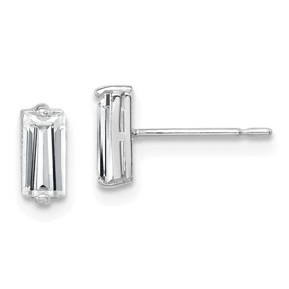 10K CZ Stud Earrings