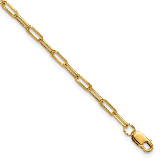 14K GF Paperclip Bracelet