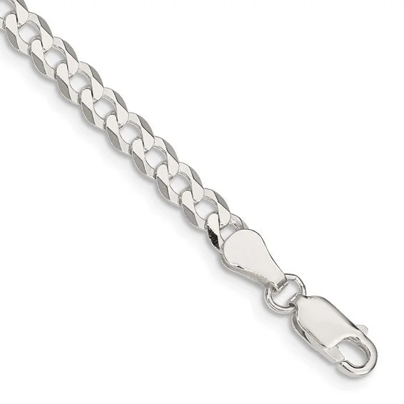 Sterling Silver Flat Curb Bracelet