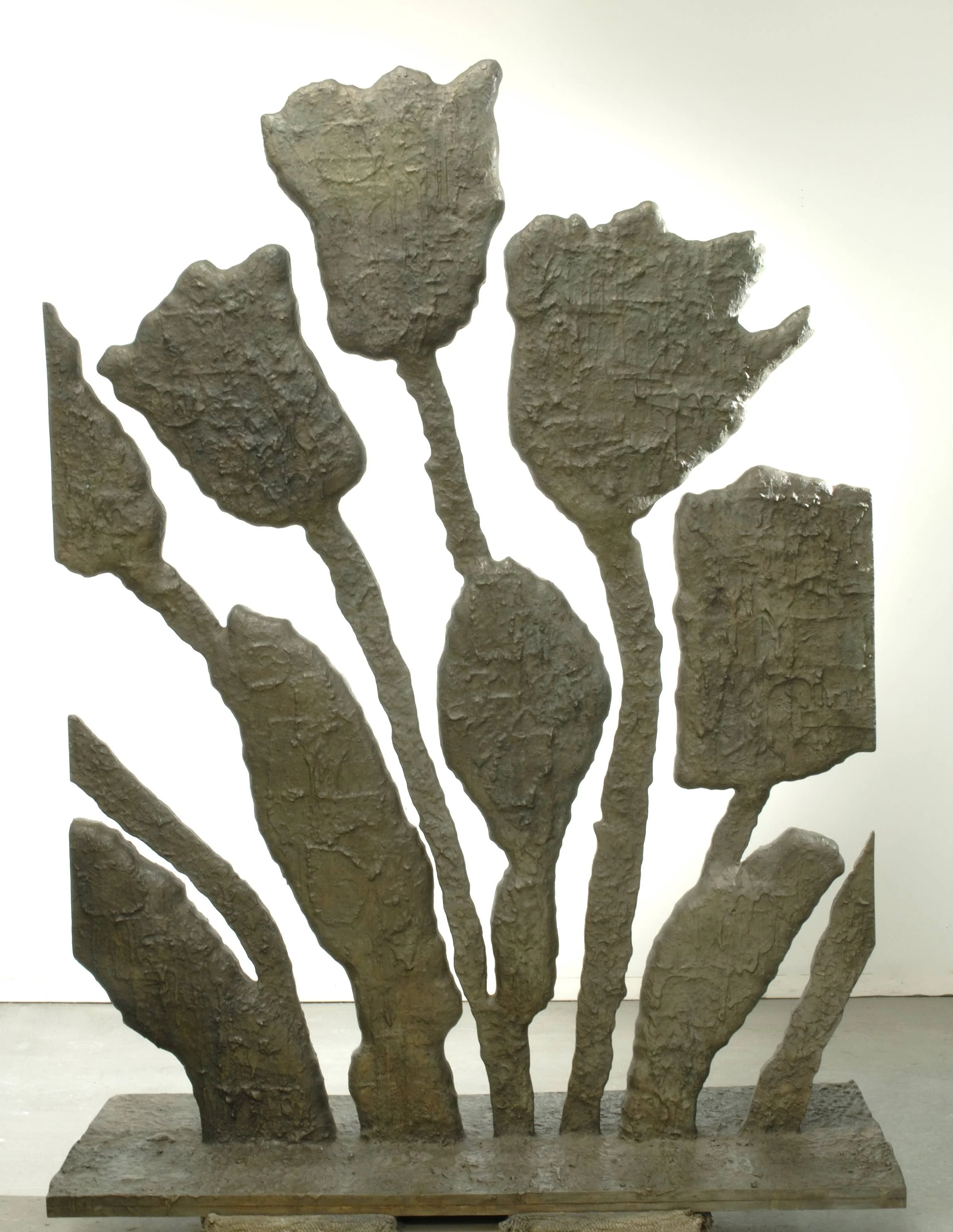 Donald Baechler Flowers (Cut Sides) 2007 cast bronze 72 x 54 x 18 in / 183 x 137 x 46 cm Edition of 8 + 2 APs
