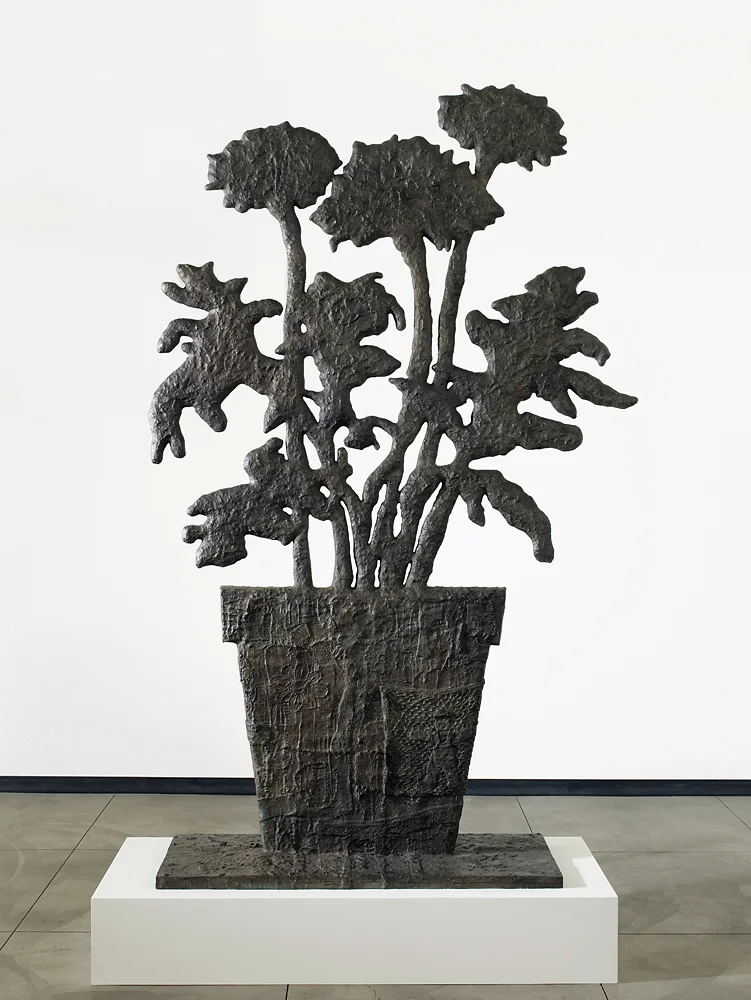  Donald Baechler   Tall Flowers   2007  cast bronze  96 x 60 x 3 in / 244 x 152.4 x 7.8 cm  Edition of 8 + 2 APs 