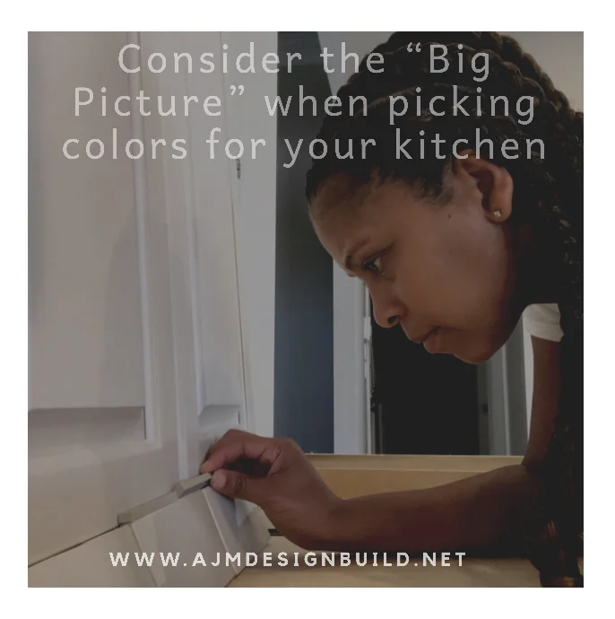 Consider the “Big Picture” when Picking Colors for your Kitchen