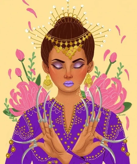Pangalay, traditional finger nail dance.