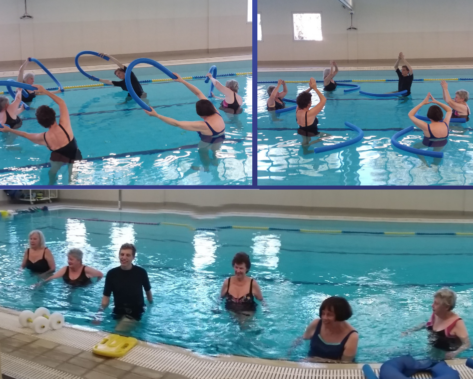 Polio SA Members - Physio - Matt at Hydro Session at Repat Hydro Pool
