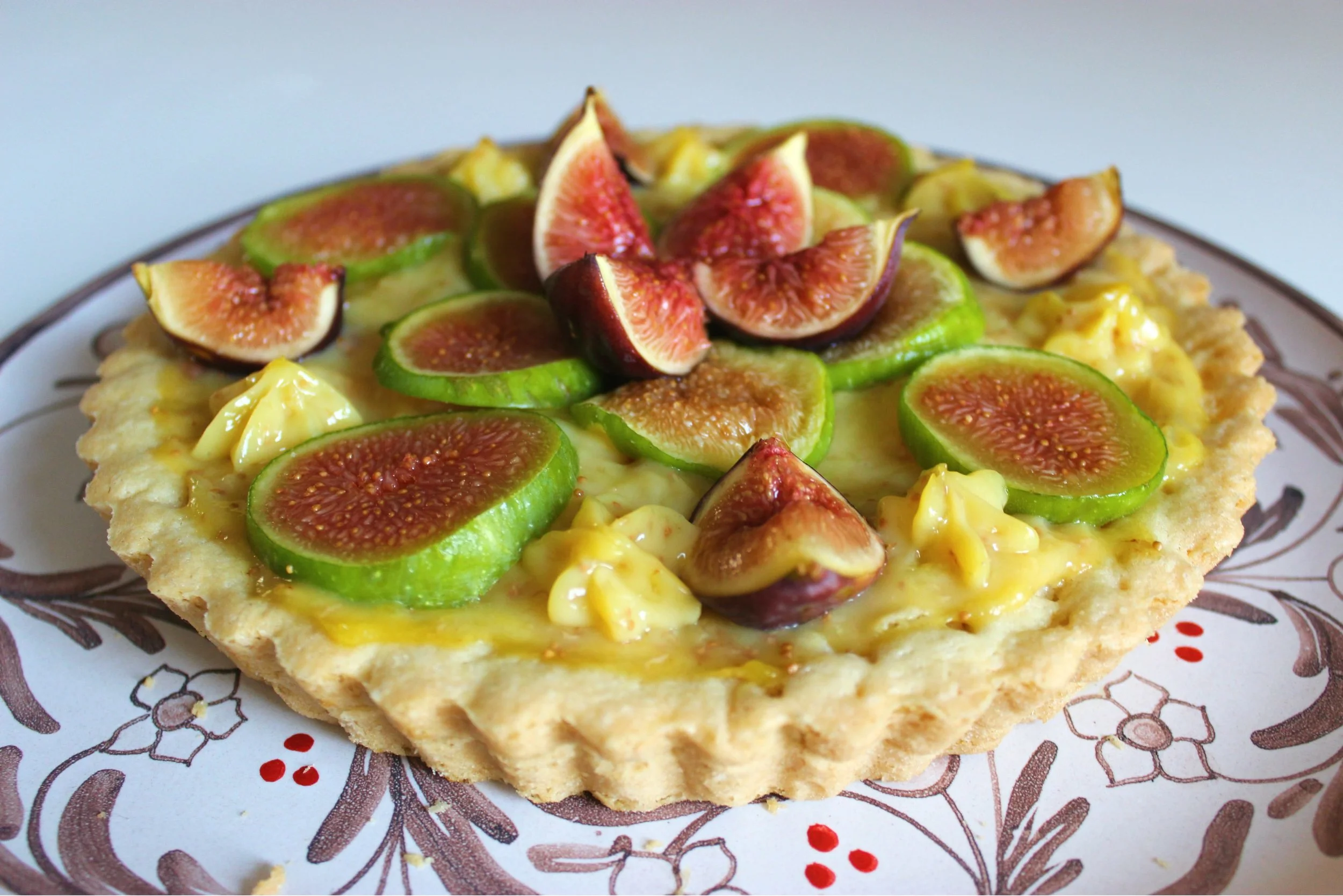 Crostata con fichi freschi 