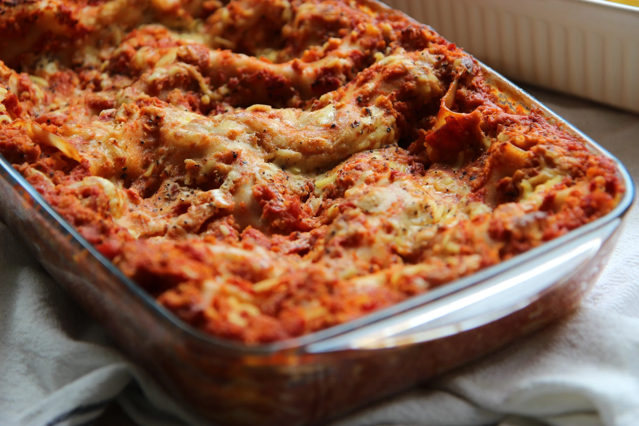 Lasagna con Ragù Vegetale 