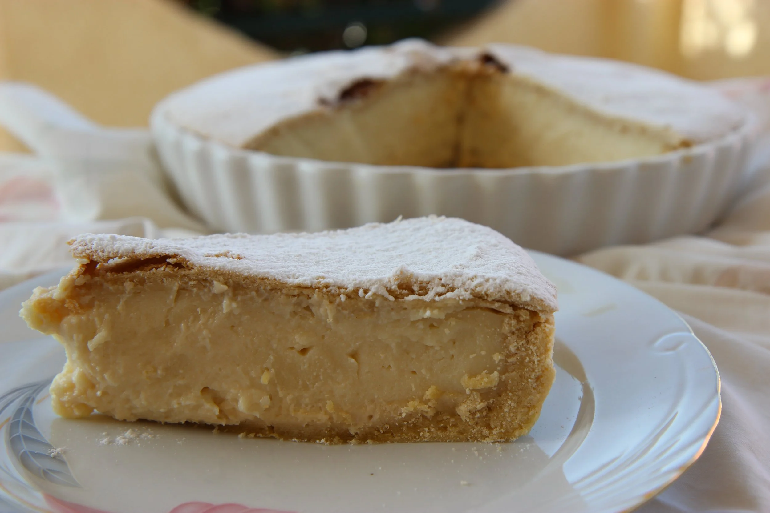 Crostata coperta al Limone