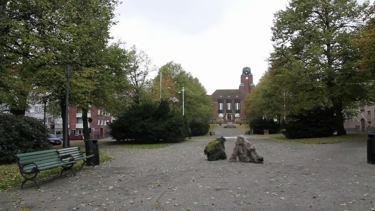  still from video documentation: public intervention in Lahti, Finland 