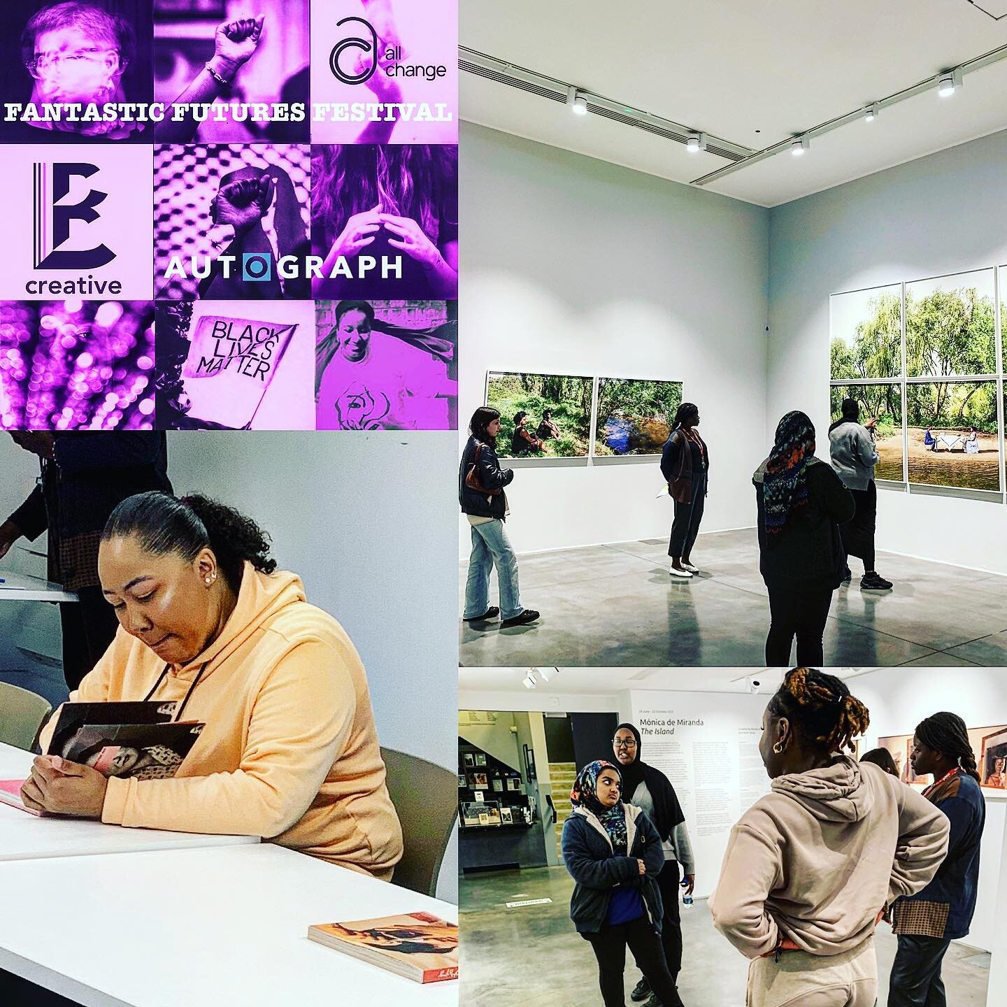 As part of our #FantasticFuturesFestival our @bprojectlondon young women enjoyed a wonderful visit to Autograph gallery - with a creative introduction to their fascinating archive, a Q&amp;A with women who work for Autograph and a tour of The Island 