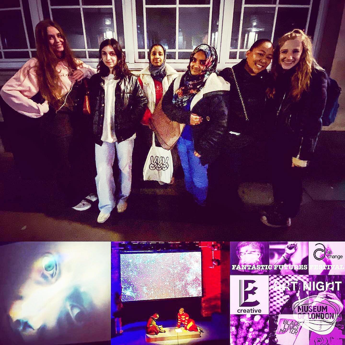 As part of our #FantasticFuturesFestival our @bprojectlondon young women enjoyed a wonderful visit to see Bodily Remains by Turner Prize winning artist Tai Shani at Fabric presented by Art Night and the Museum of London. As part of this exciting coll
