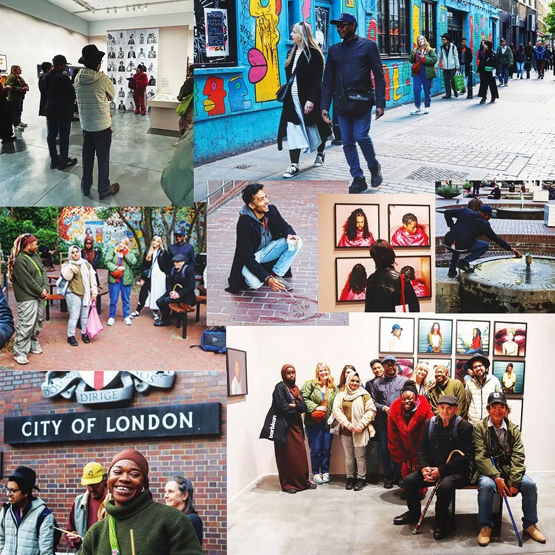 To mark Creativity &amp; Wellbeing Week 2025 our B Creative young women with Associate Artists Marysa Dowling, NJ Omorogieva and Toluwalope Elusade devised and led Streets to Stories - an intergenerational sunset city walk from Barbican to Autograph,
