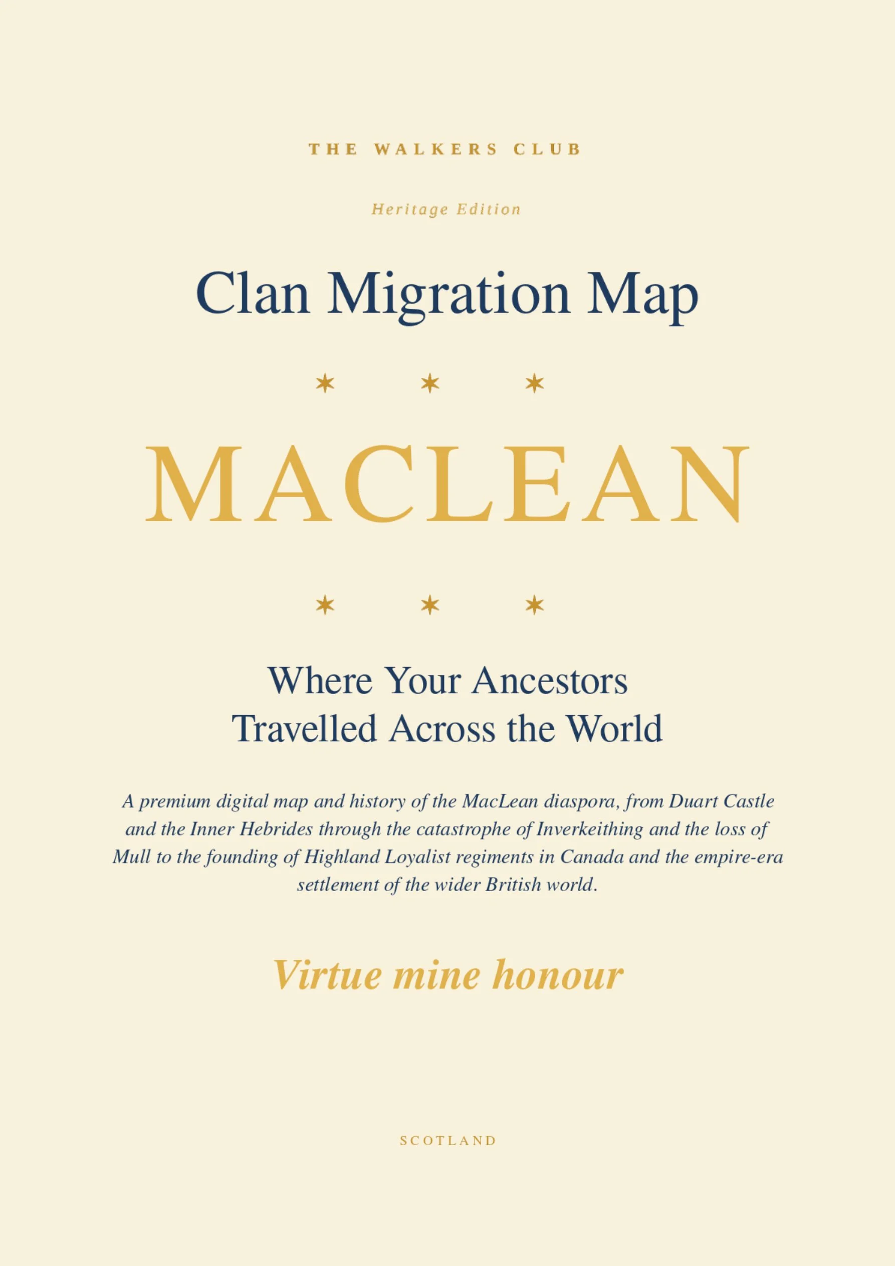 Clan Migration Map: MacLeod
