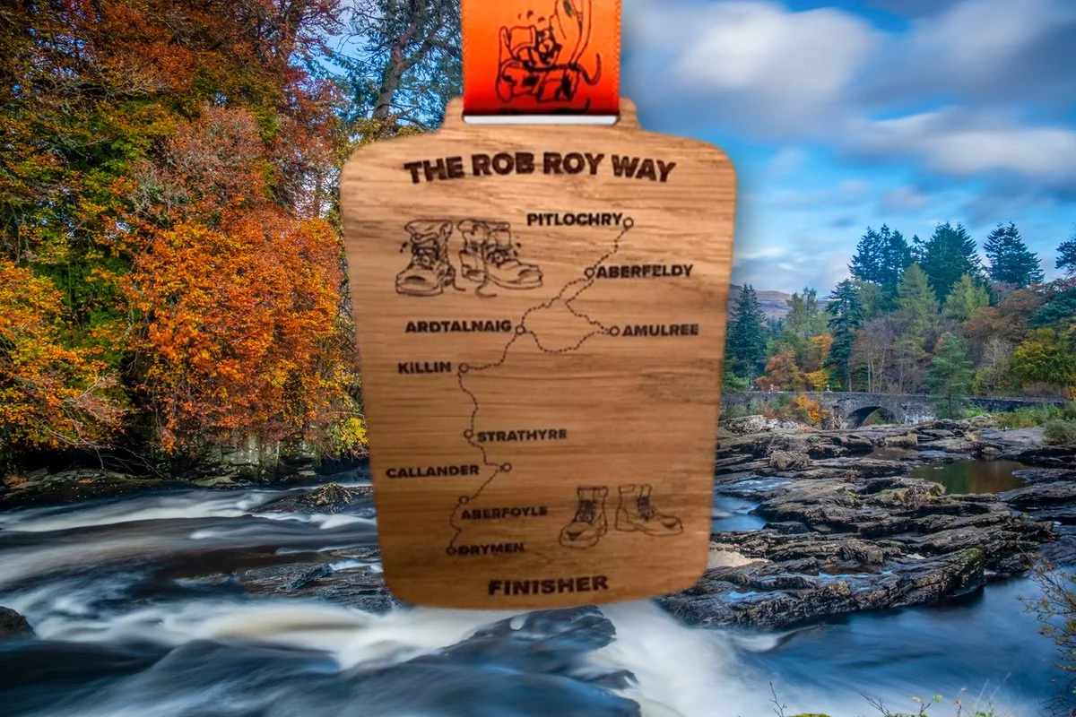 The Rob Roy Way Finisher Medal