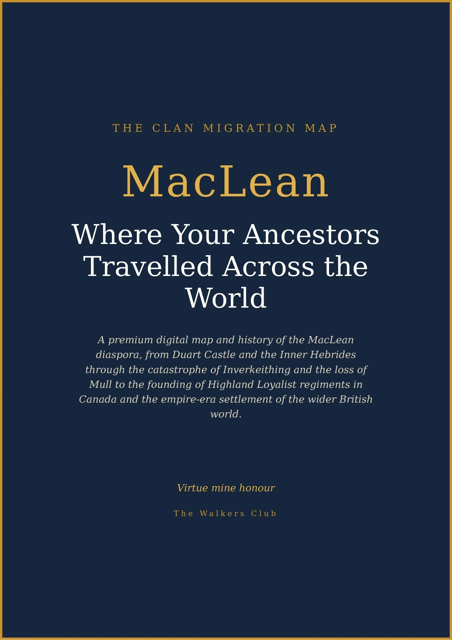 Clan Migration Map: MacLean