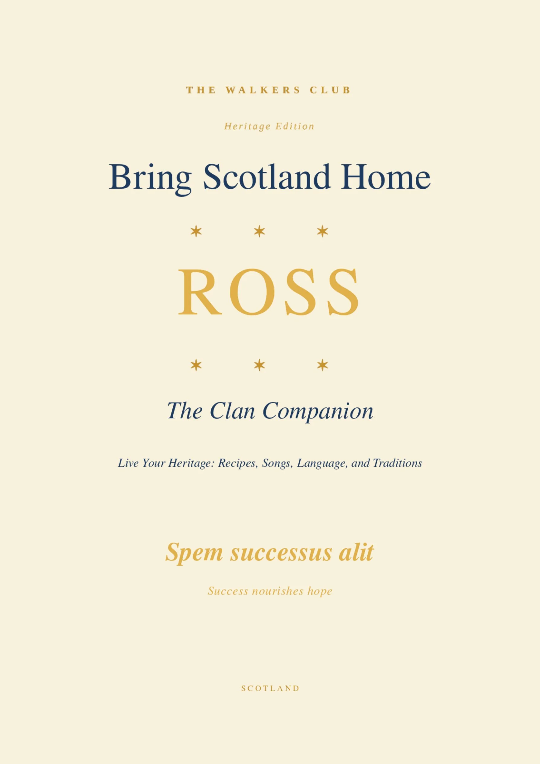 Bring Scotland Home: Ross