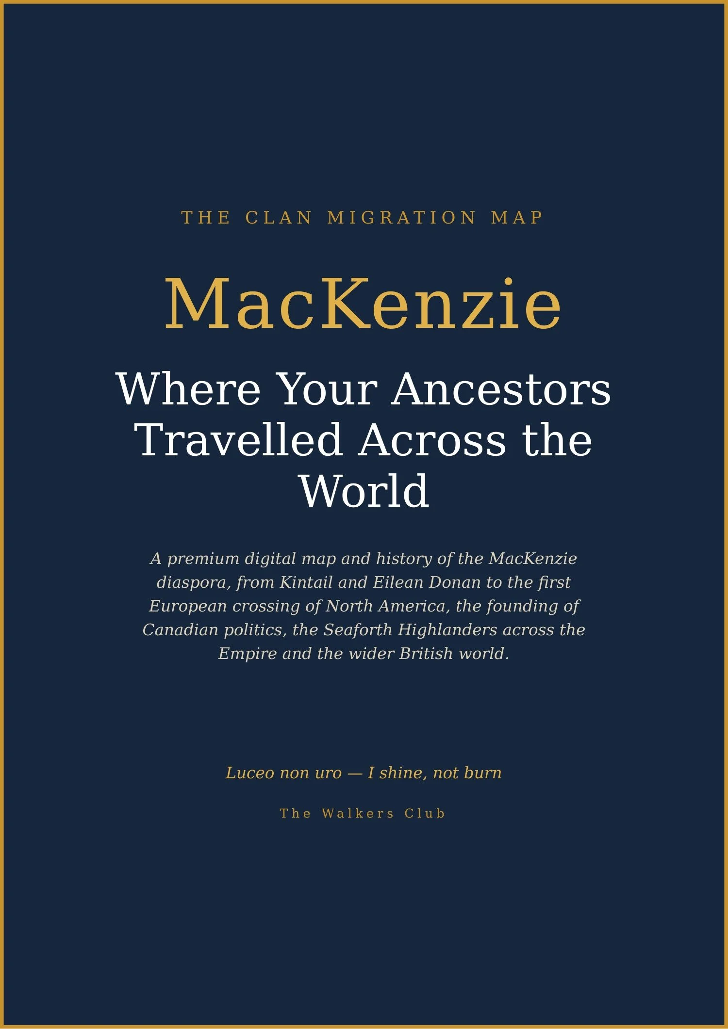 Clan Migration Map: MacKenzie