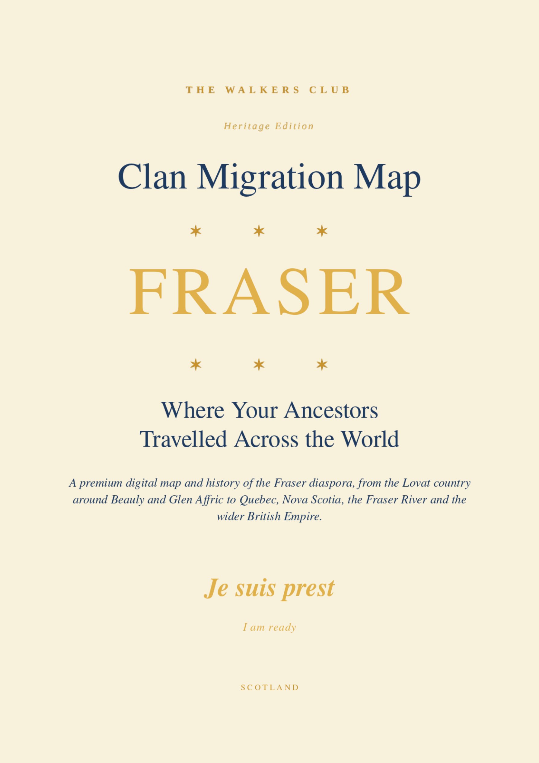 Clan Migration Map: Fraser