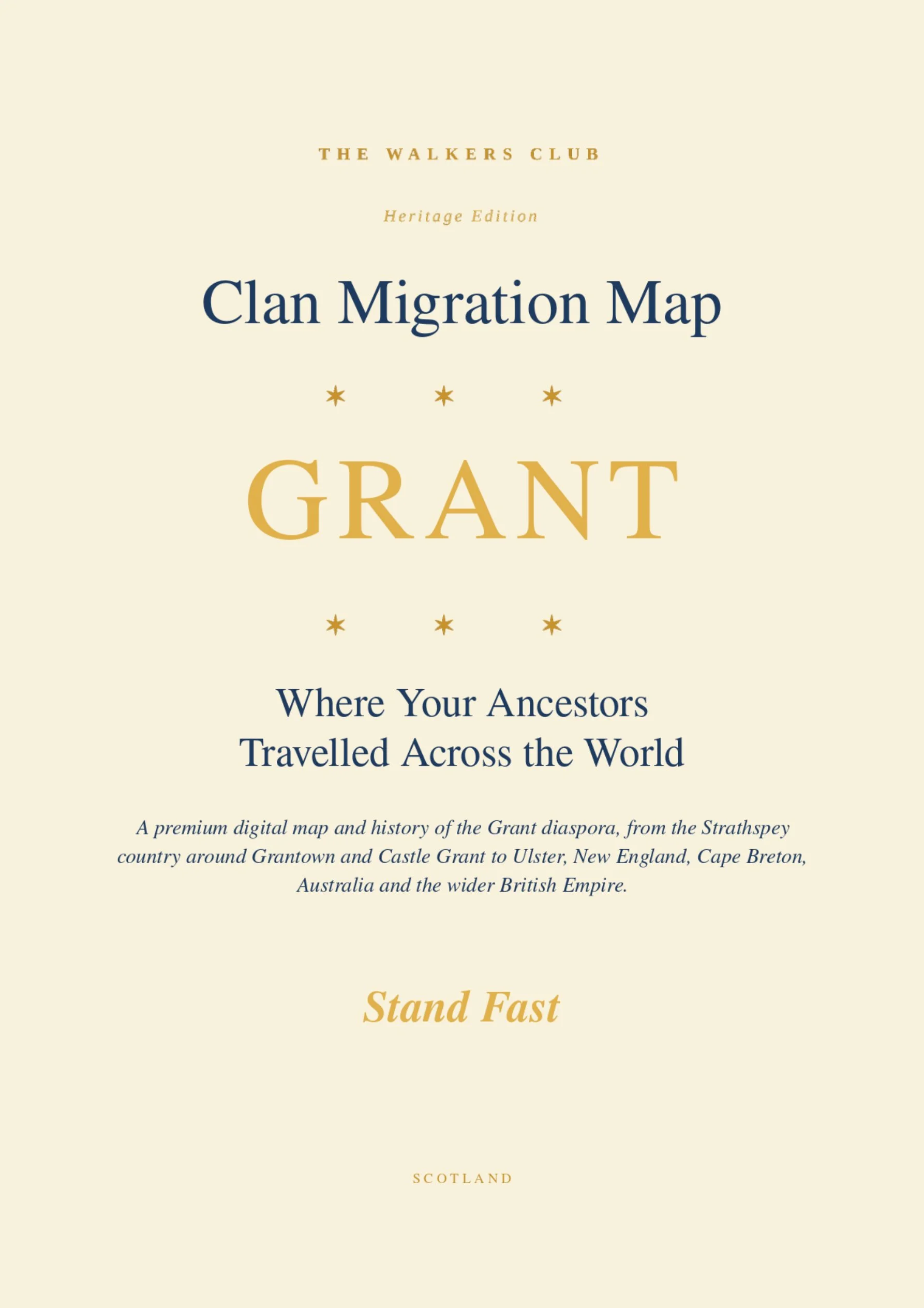 Clan Migration Map: Grant
