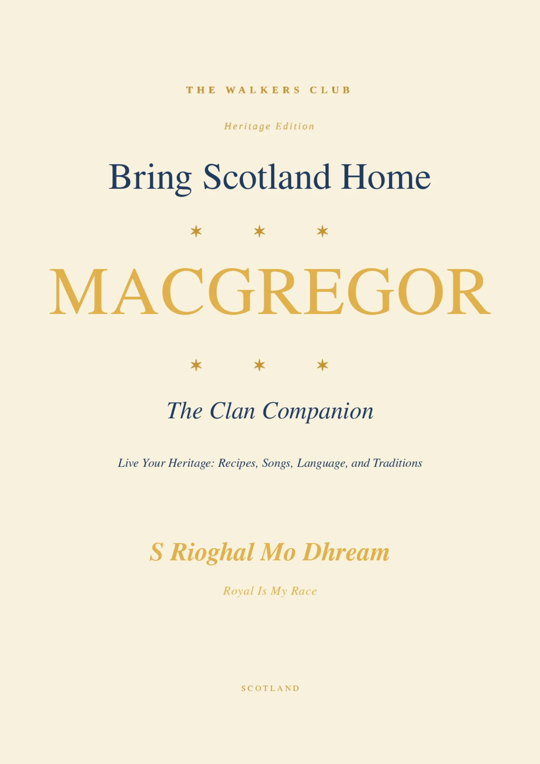 Bring Scotland Home: MacGregor