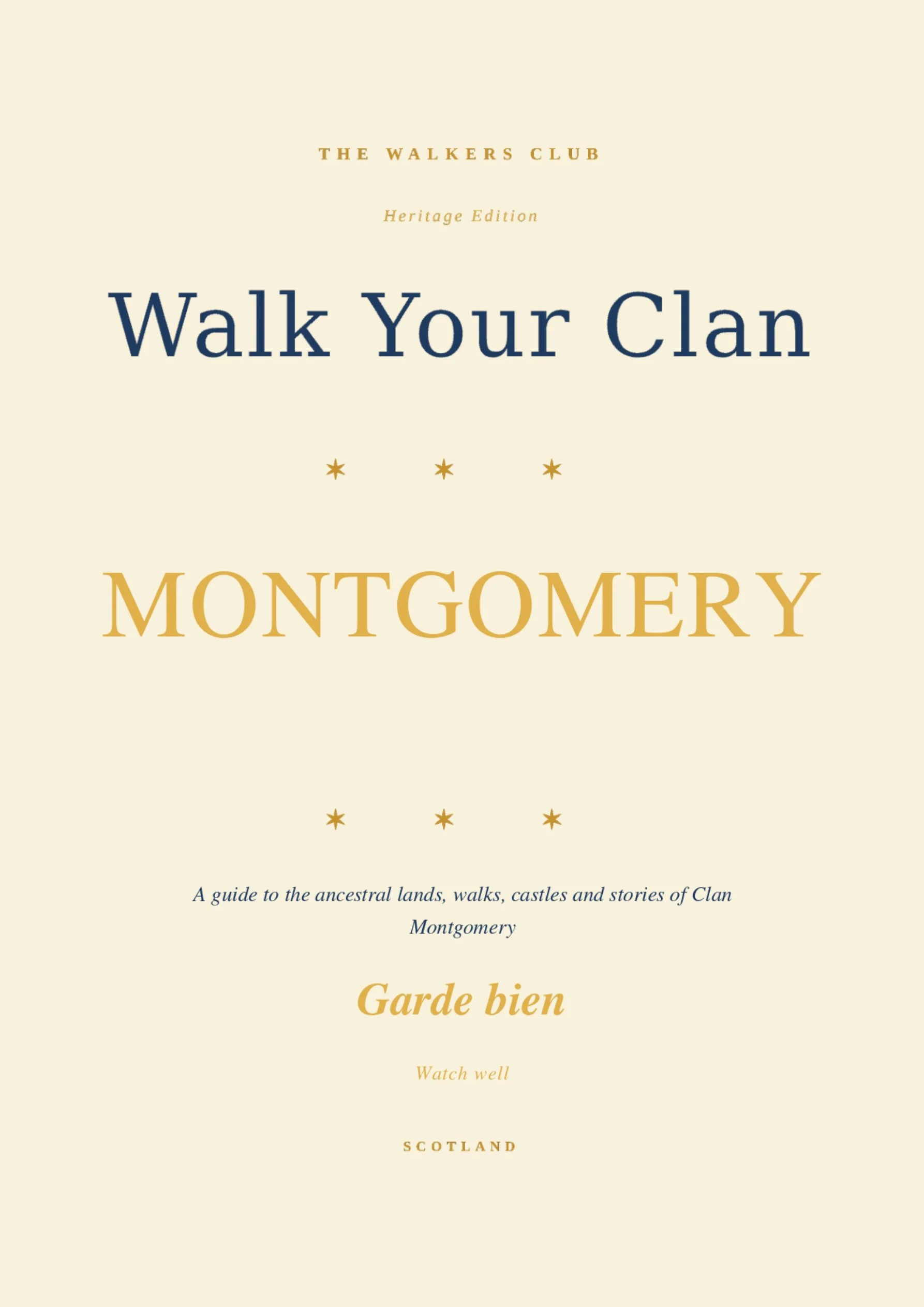Walk Your Clan: Montgomery — Heritage Edition
