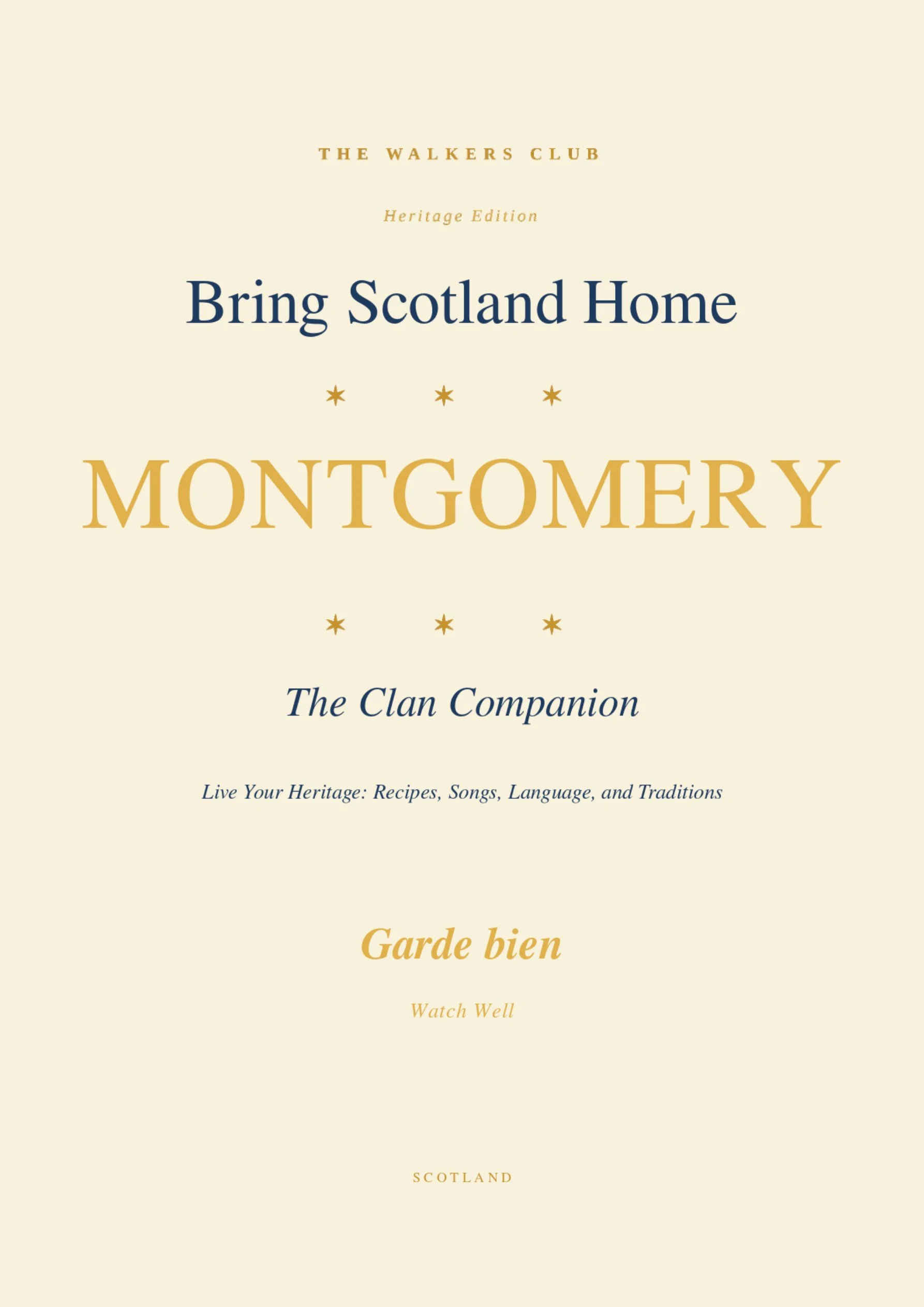 Bring Scotland Home: Montgomery