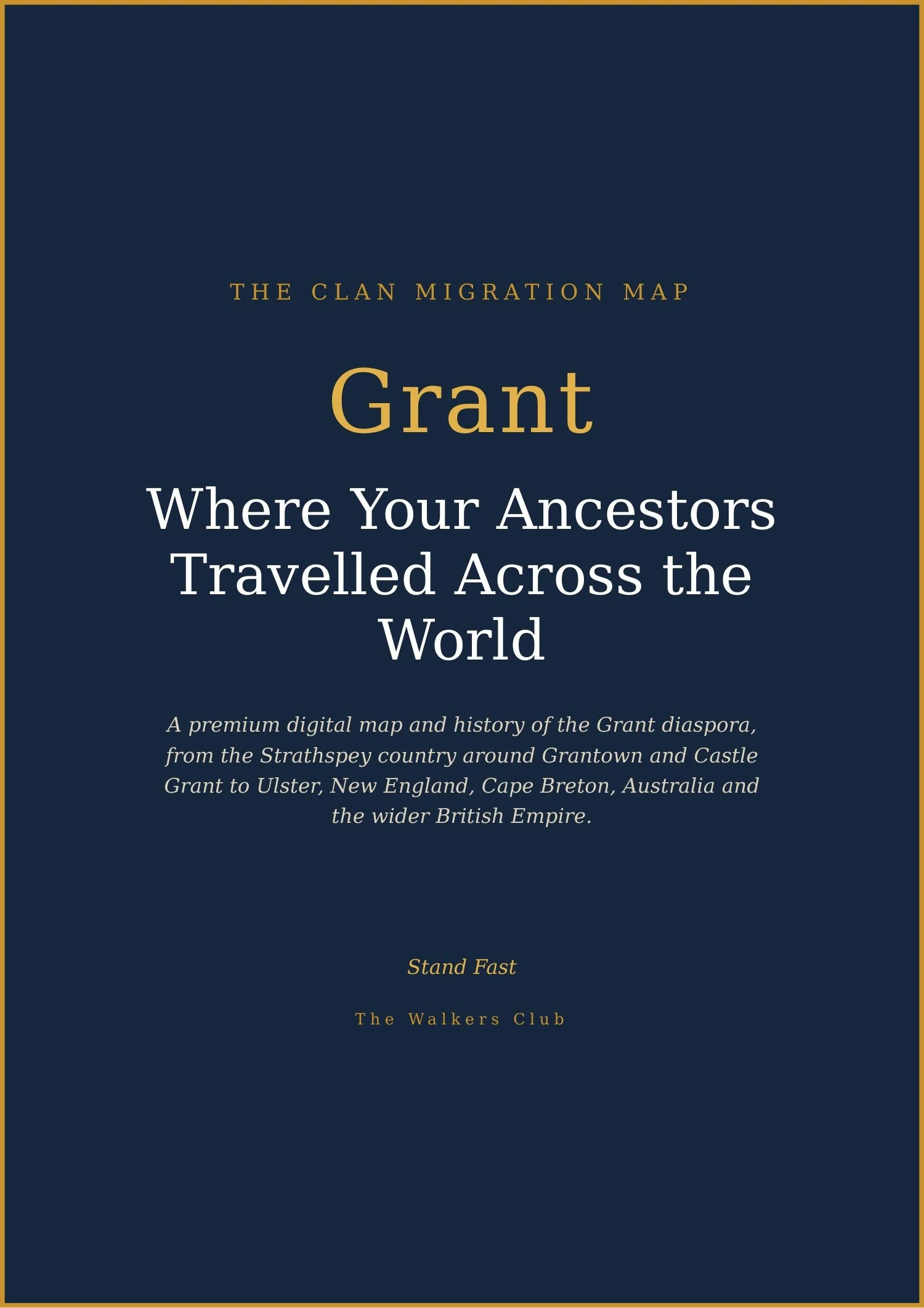 Clan Migration Map: Grant