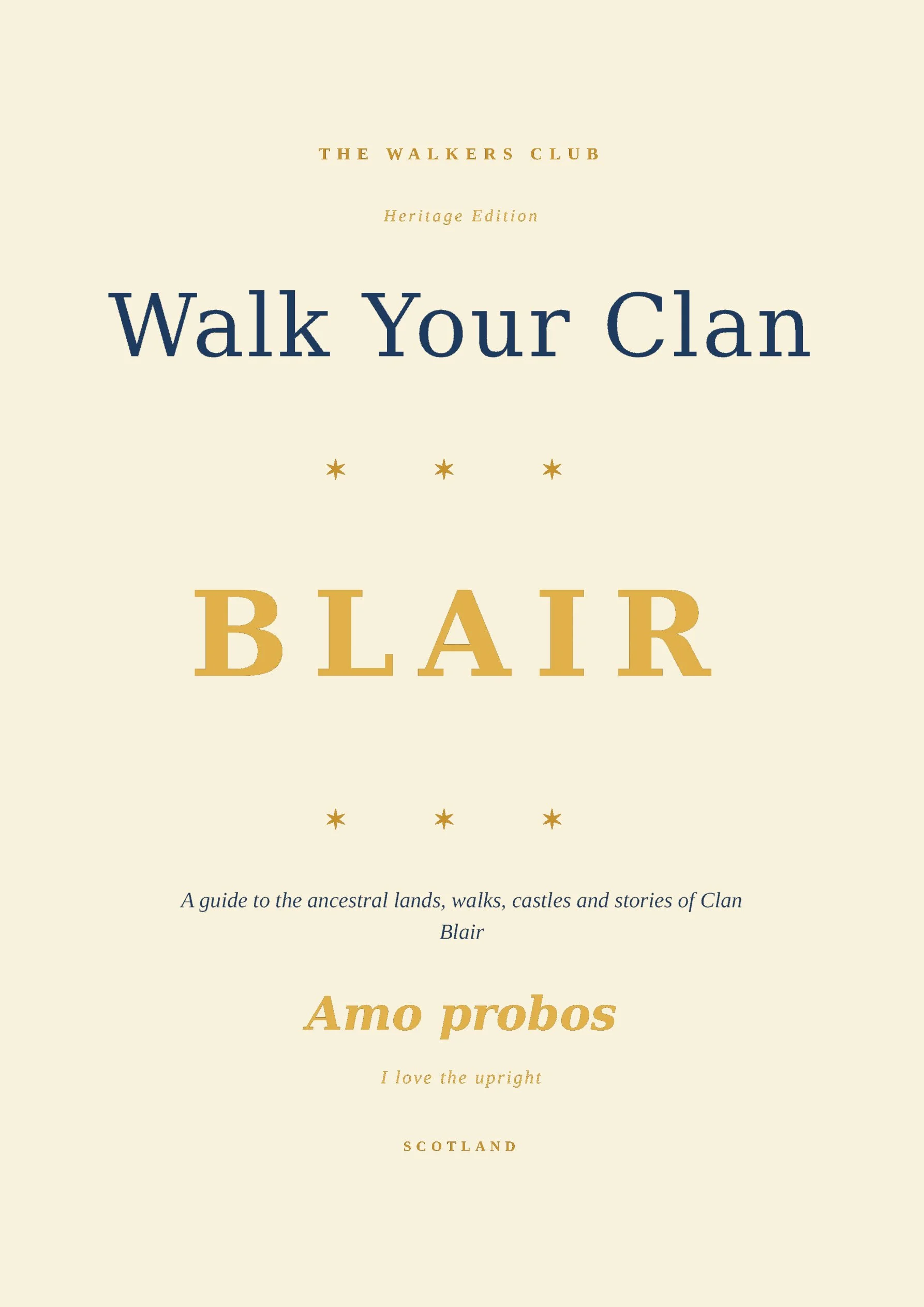 Walk Your Clan: Blair — Heritage Edition