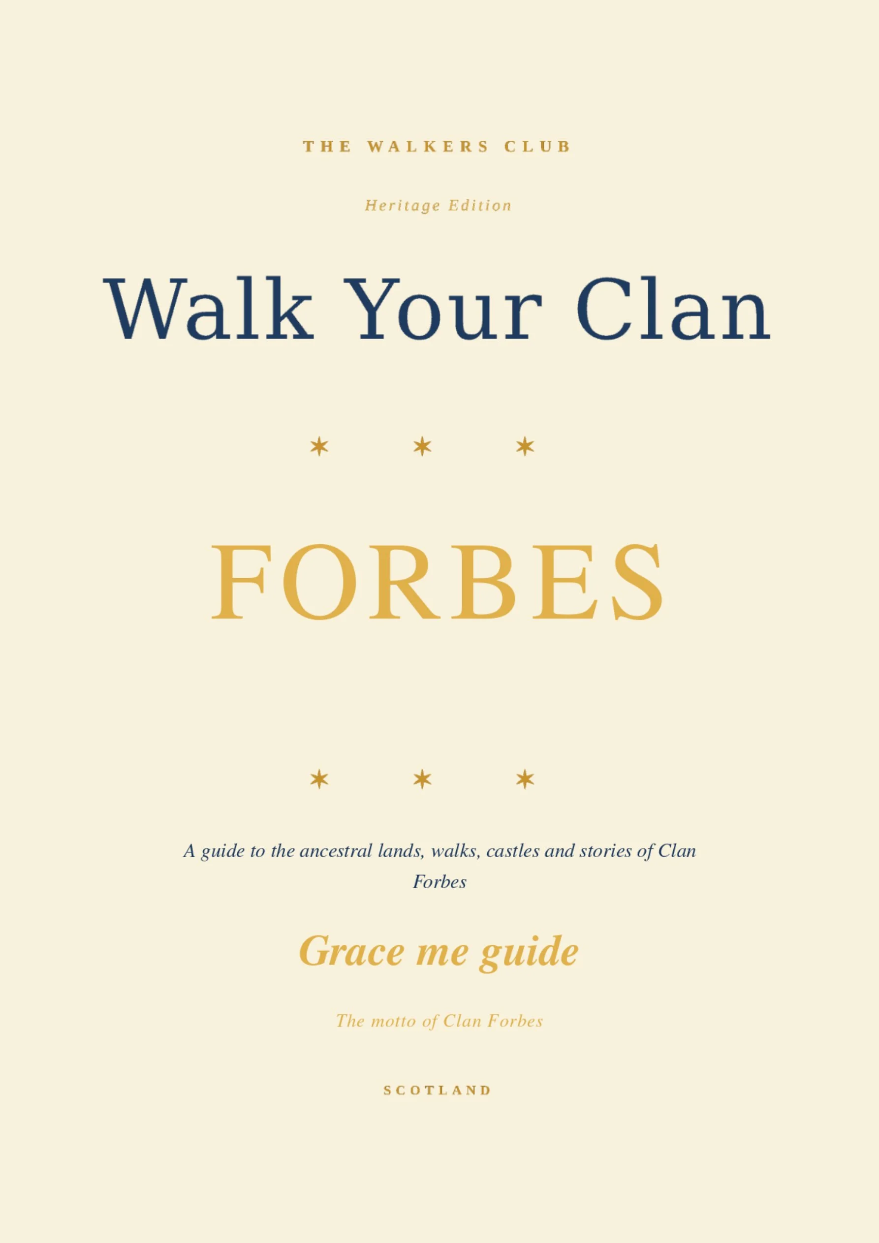 Walk Your Clan: Forbes — Heritage Edition