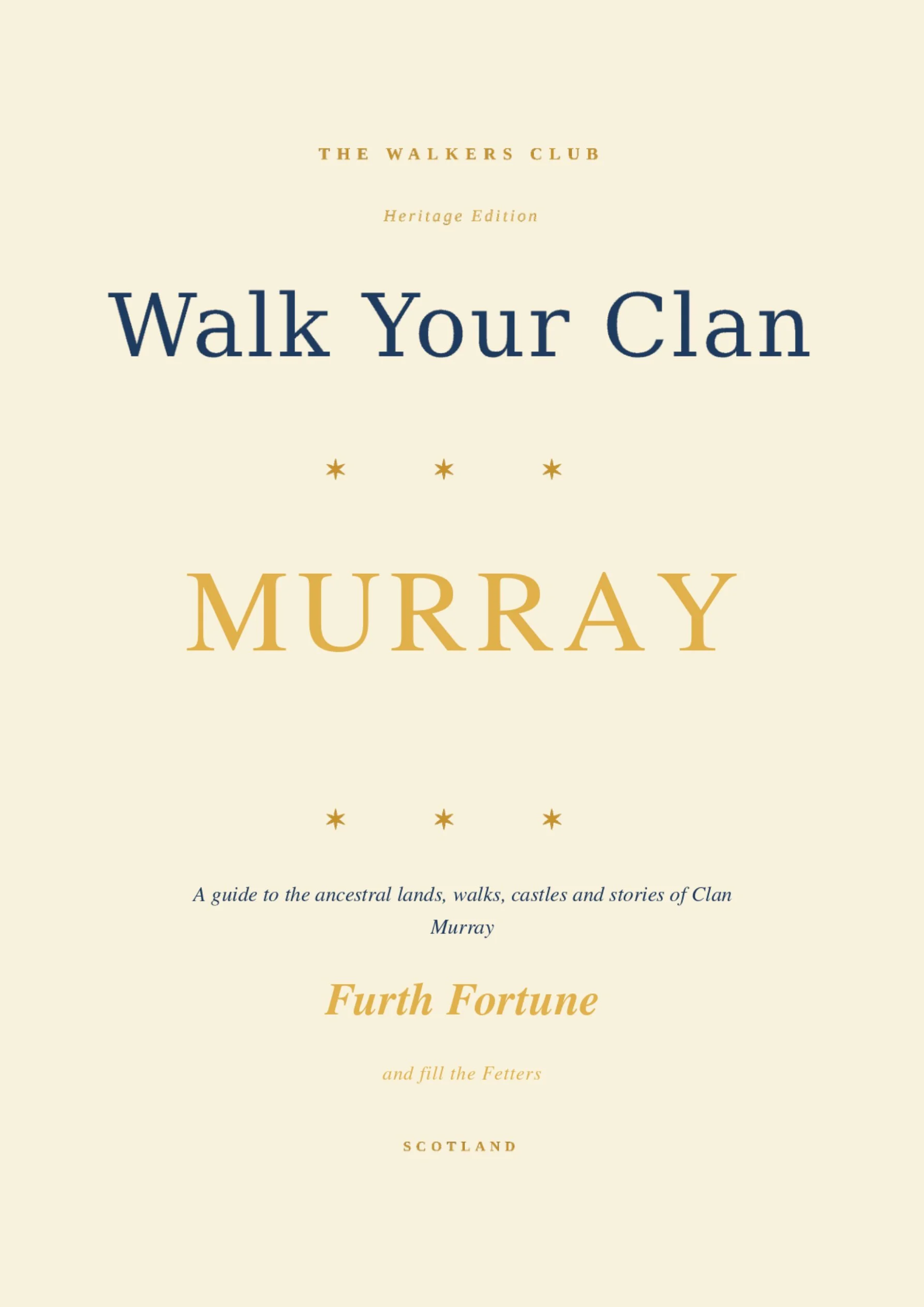 Walk Your Clan: Murray — Heritage Edition